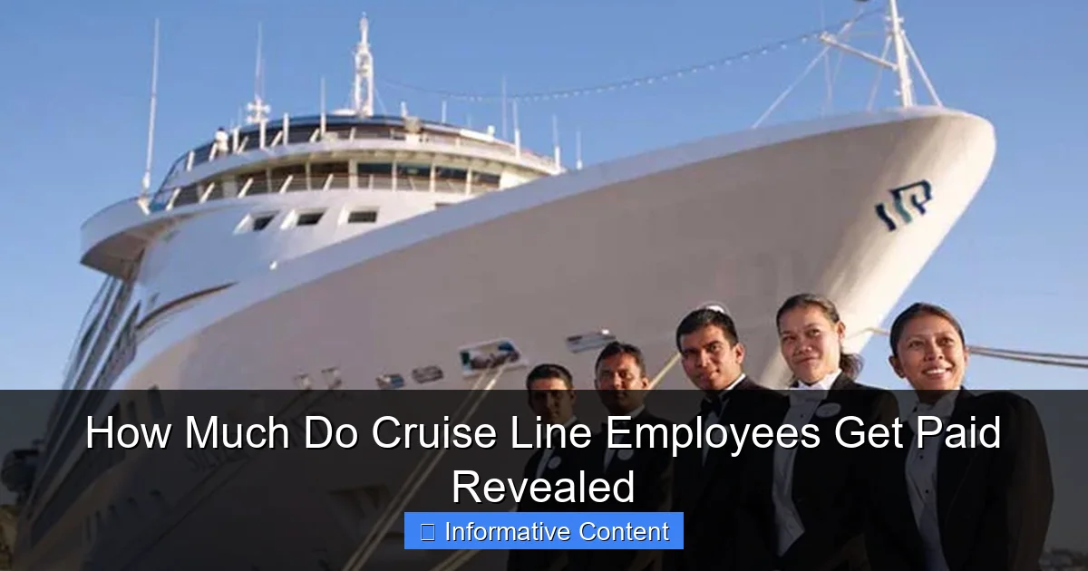 How Much Do Cruise Line Employees Get Paid Revealed