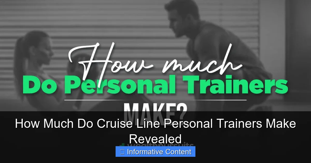 How Much Do Cruise Line Personal Trainers Make Revealed