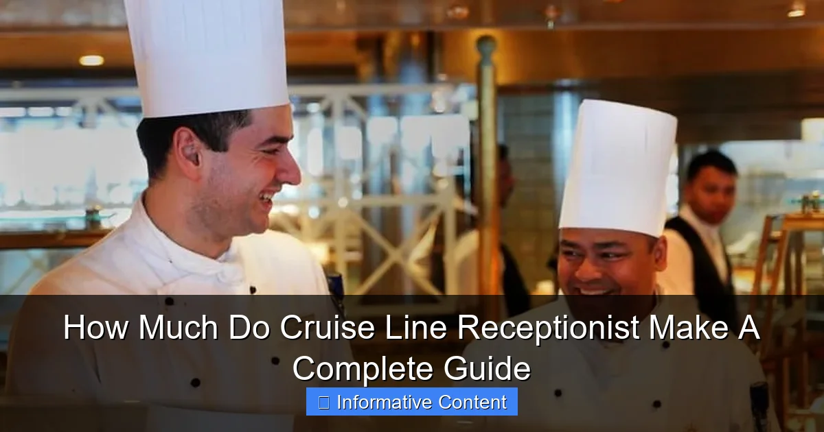How Much Do Cruise Line Receptionist Make A Complete Guide