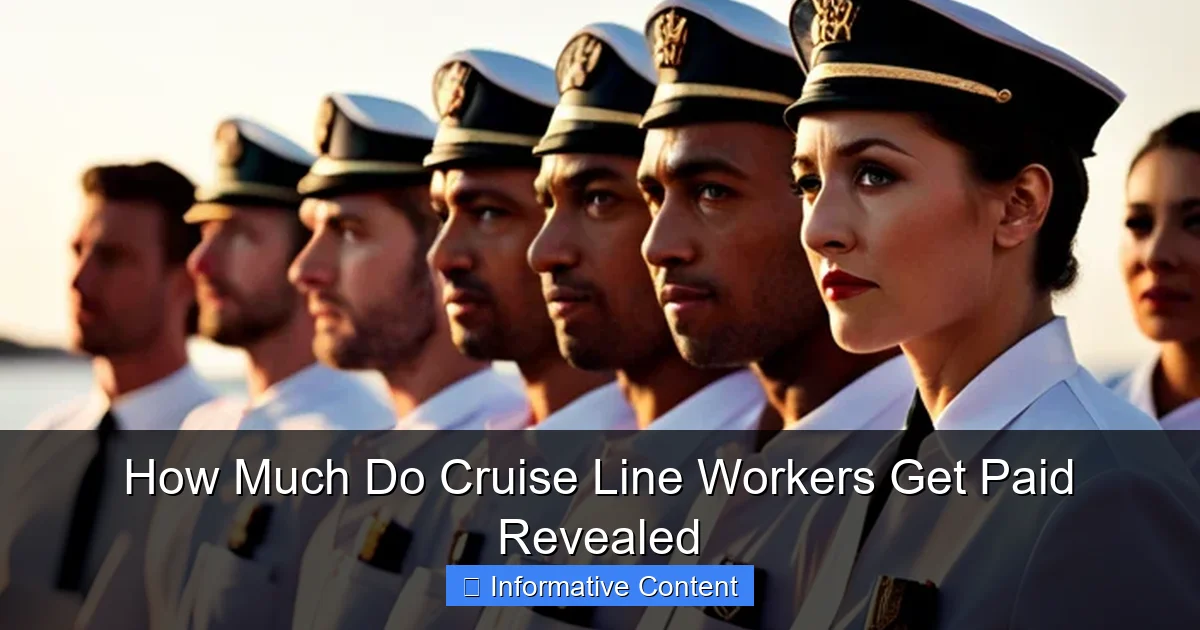 How Much Do Cruise Line Workers Get Paid Revealed