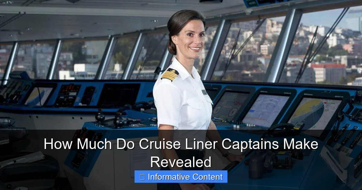 How Much Do Cruise Liner Captains Make Revealed