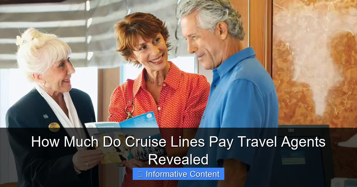How Much Do Cruise Lines Pay Travel Agents Revealed