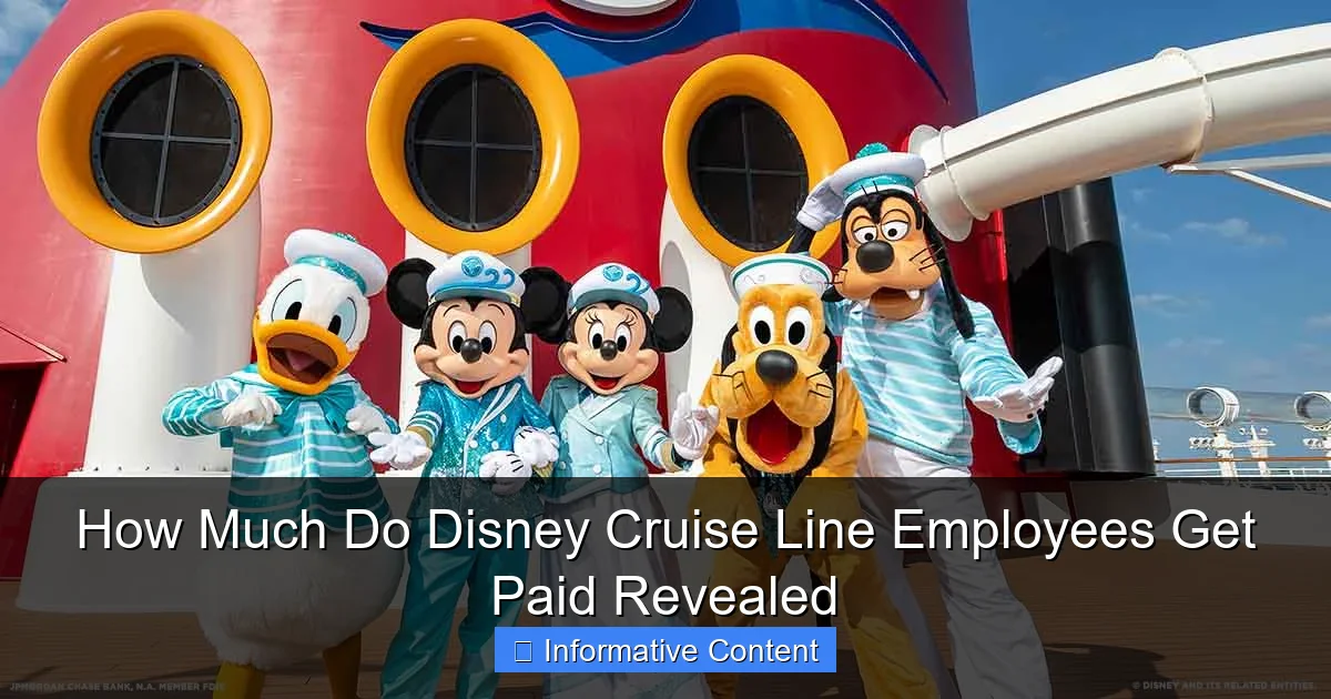 How Much Do Disney Cruise Line Employees Get Paid Revealed