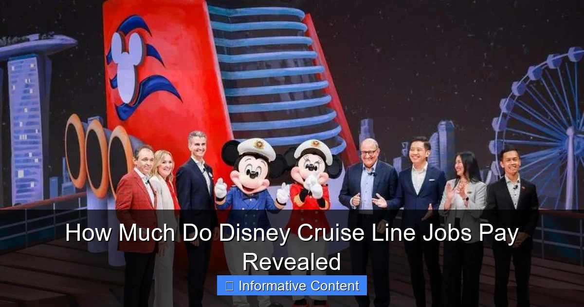 How Much Do Disney Cruise Line Jobs Pay Revealed