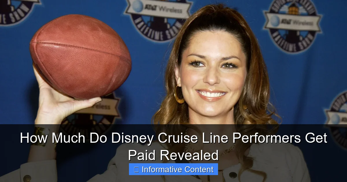 How Much Do Disney Cruise Line Performers Get Paid Revealed