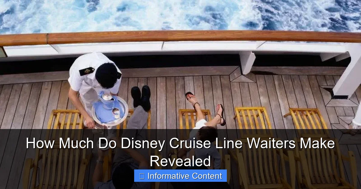 How Much Do Disney Cruise Line Waiters Make Revealed