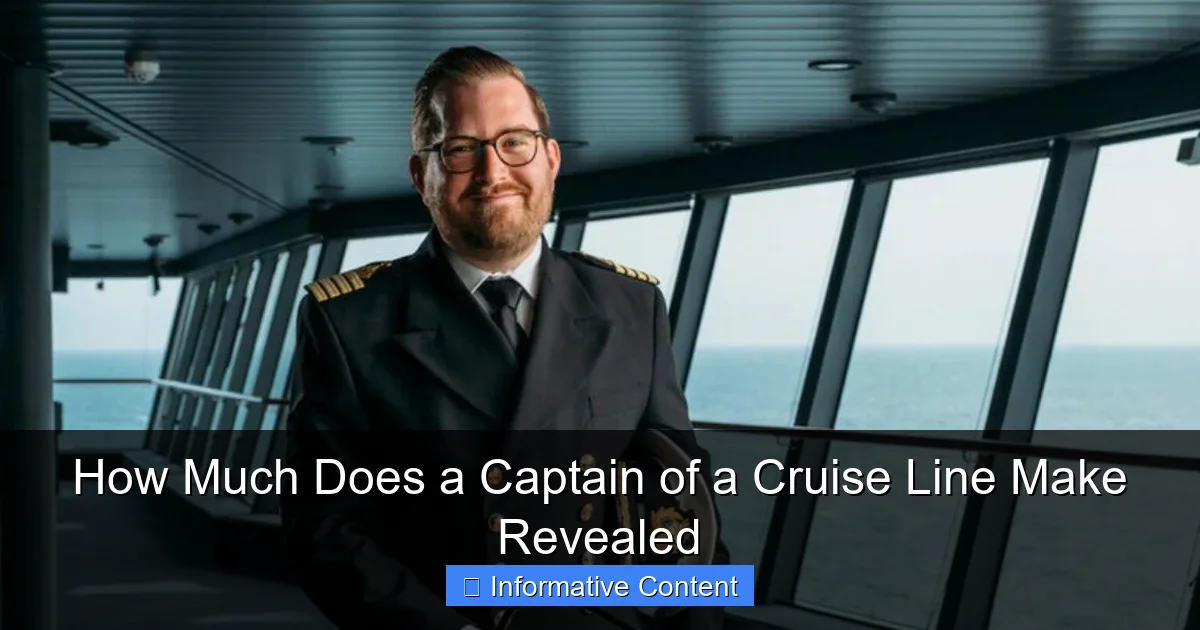 How Much Does a Captain of a Cruise Line Make Revealed