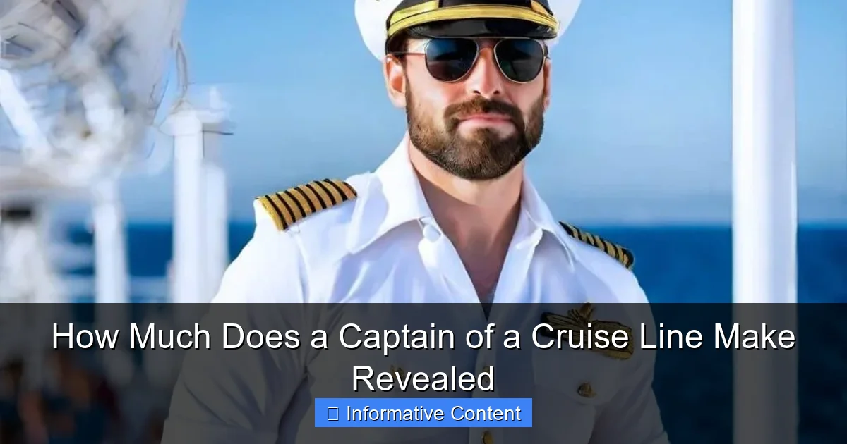 How Much Does a Captain of a Cruise Line Make Revealed