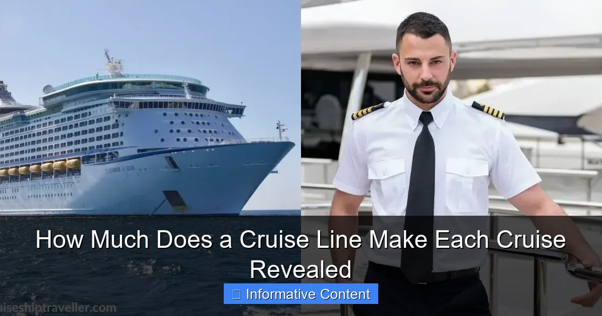 How Much Does a Cruise Line Make Each Cruise Revealed