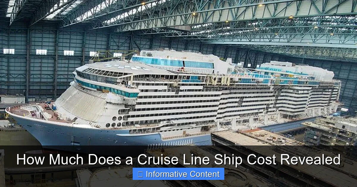How Much Does a Cruise Line Ship Cost Revealed