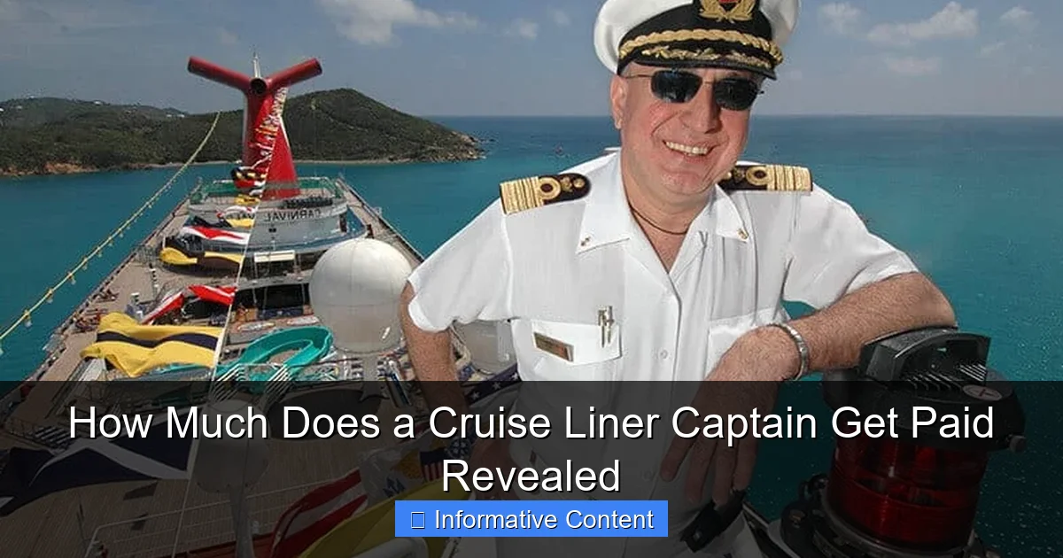 How Much Does a Cruise Liner Captain Get Paid Revealed