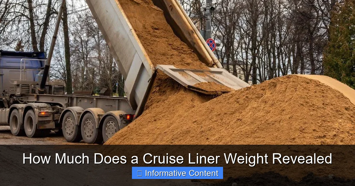 How Much Does a Cruise Liner Weight Revealed