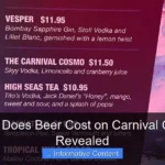How Much Does Beer Cost on Carnival Cruise Line Revealed