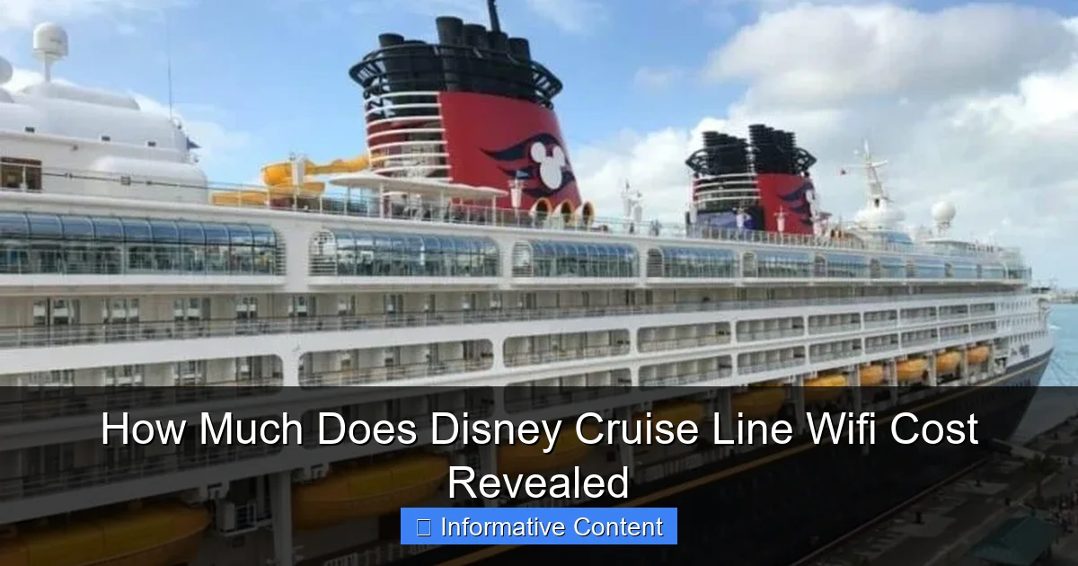 How Much Does Disney Cruise Line Wifi Cost Revealed