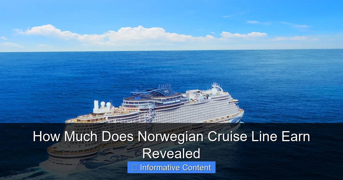 How Much Does Norwegian Cruise Line Earn Revealed