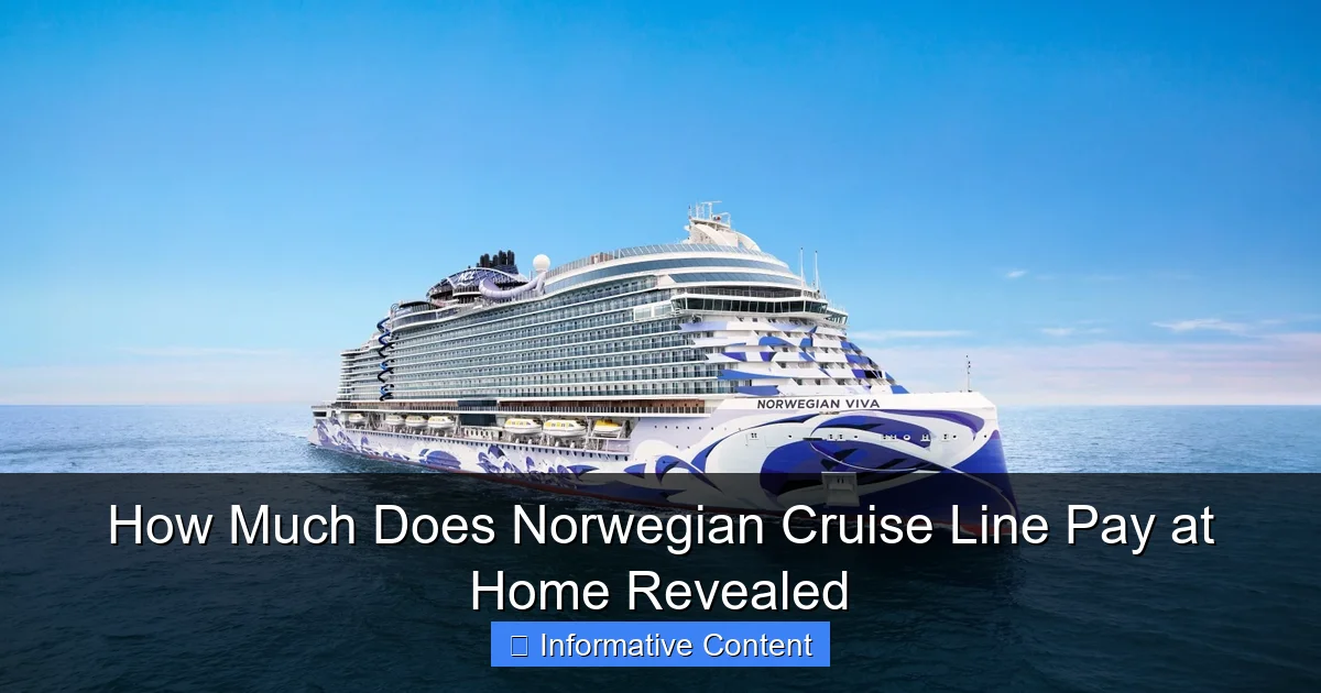 How Much Does Norwegian Cruise Line Pay at Home Revealed
