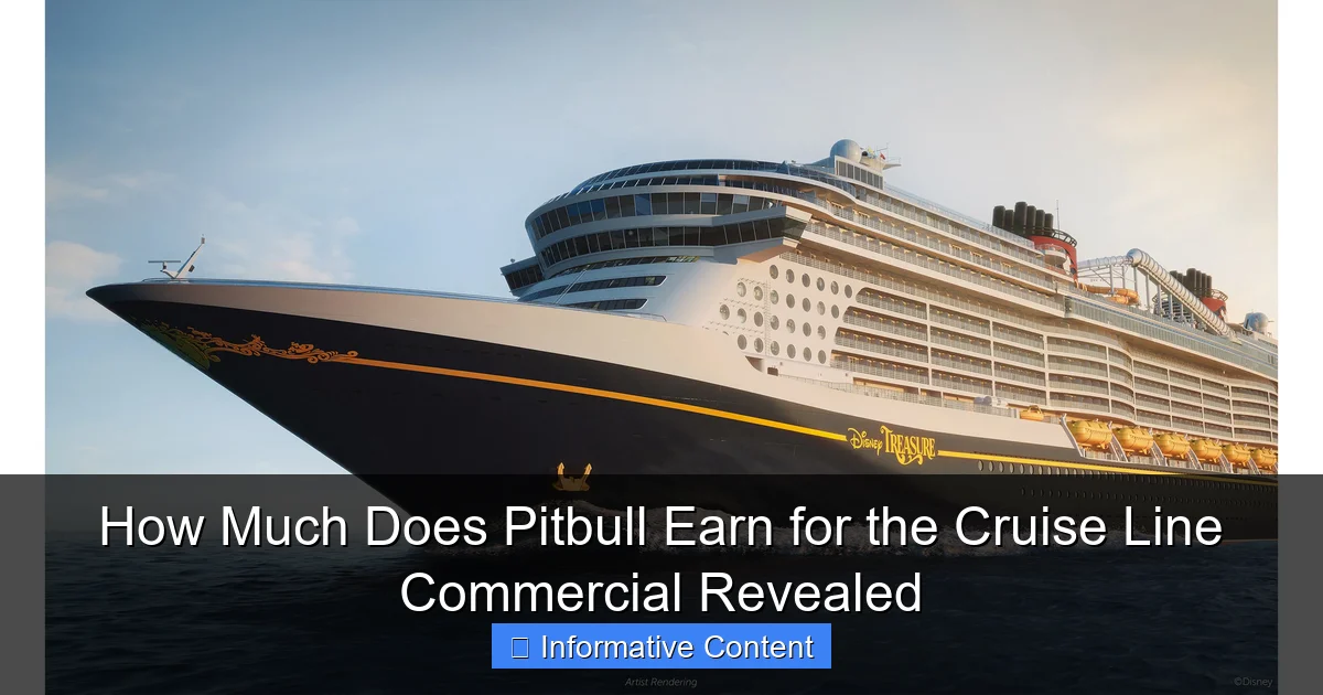 How Much Does Pitbull Earn for the Cruise Line Commercial Revealed