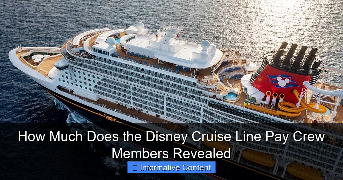 How Much Does the Disney Cruise Line Pay Crew Members Revealed
