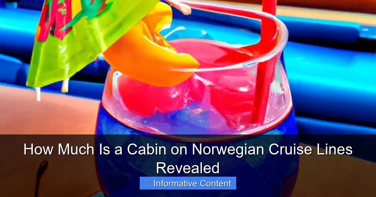 How Much Is a Cabin on Norwegian Cruise Lines Revealed