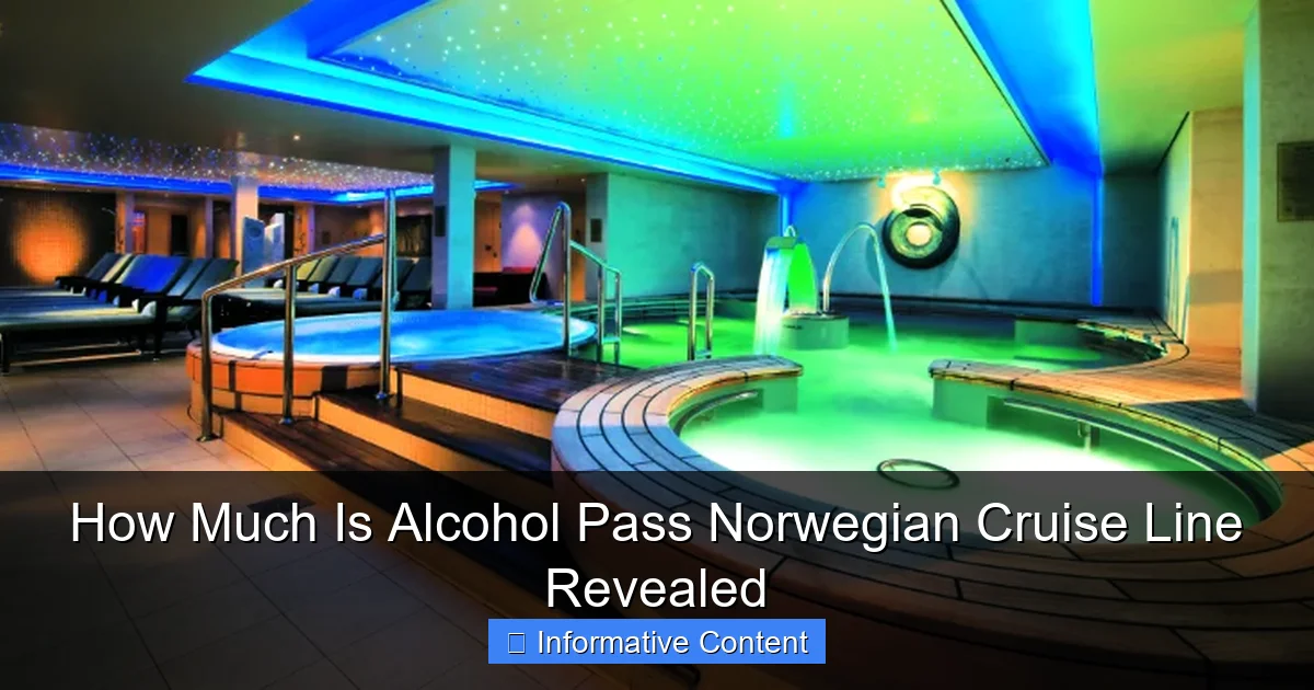 How Much Is Alcohol Pass Norwegian Cruise Line Revealed