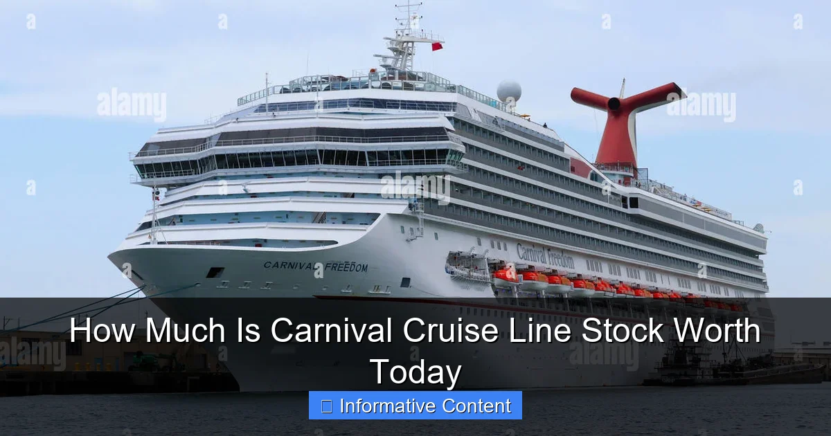 How Much Is Carnival Cruise Line Stock Worth Today