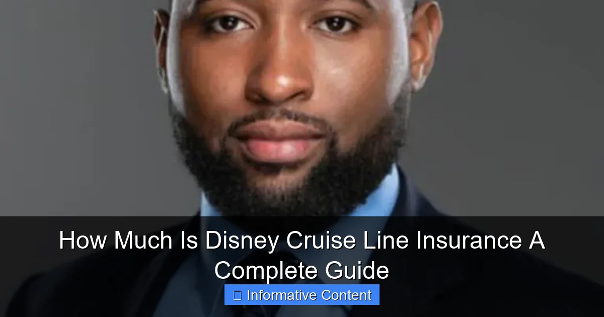 How Much Is Disney Cruise Line Insurance A Complete Guide