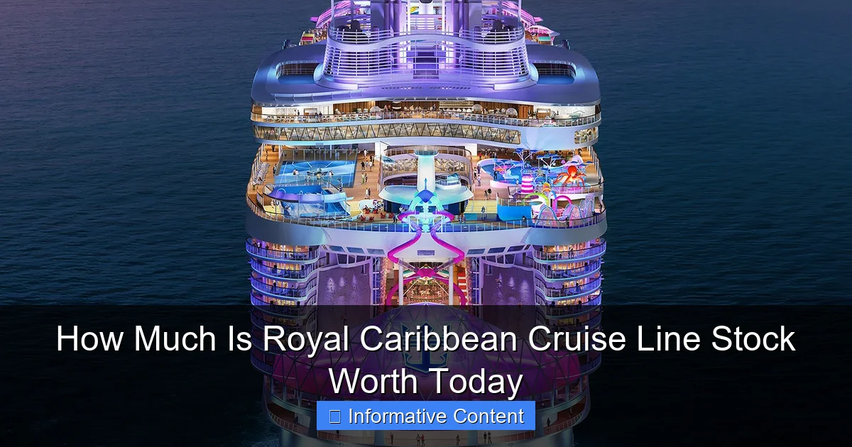 How Much Is Royal Caribbean Cruise Line Stock Worth Today