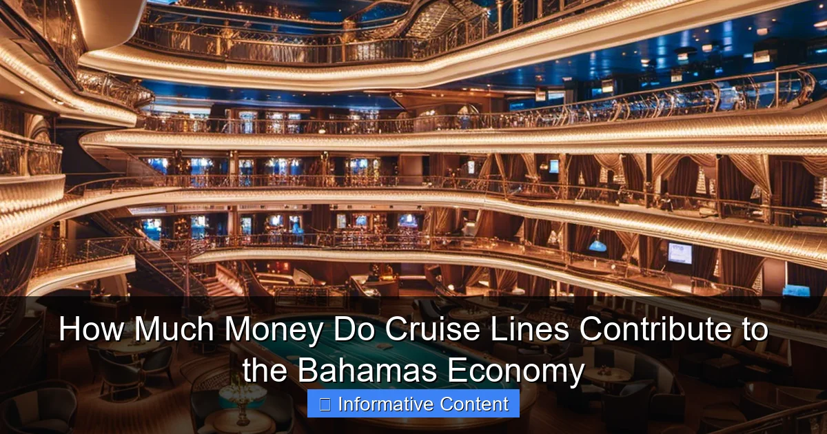 How Much Money Do Cruise Lines Contribute to the Bahamas Economy