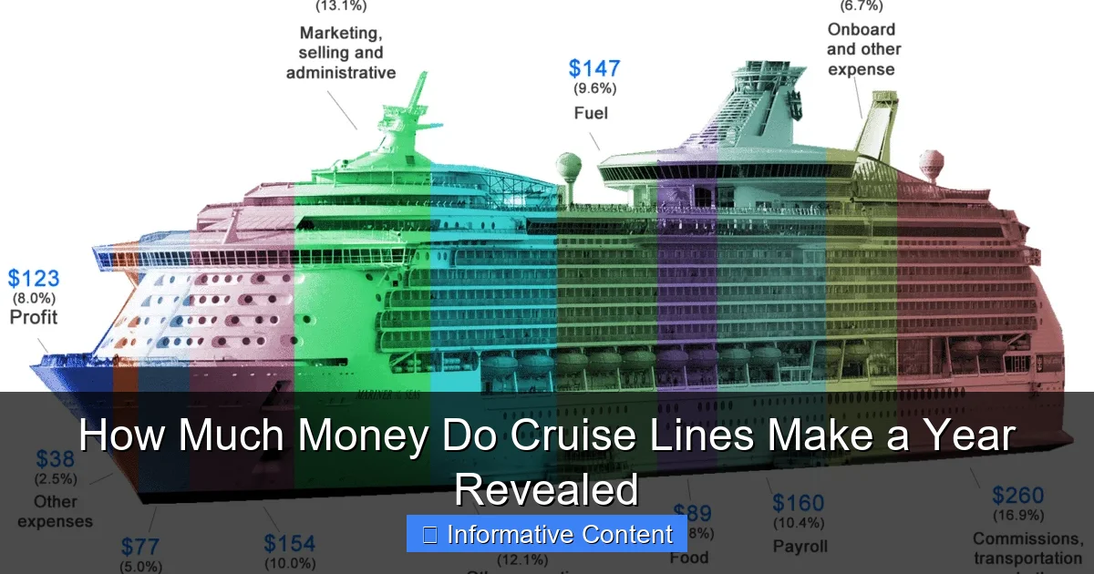 How Much Money Do Cruise Lines Make a Year Revealed
