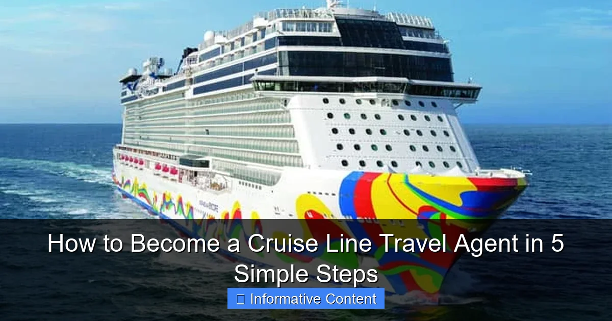 How to Become a Cruise Line Travel Agent in 5 Simple Steps