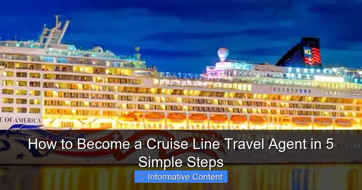 How to Become a Cruise Line Travel Agent in 5 Simple Steps