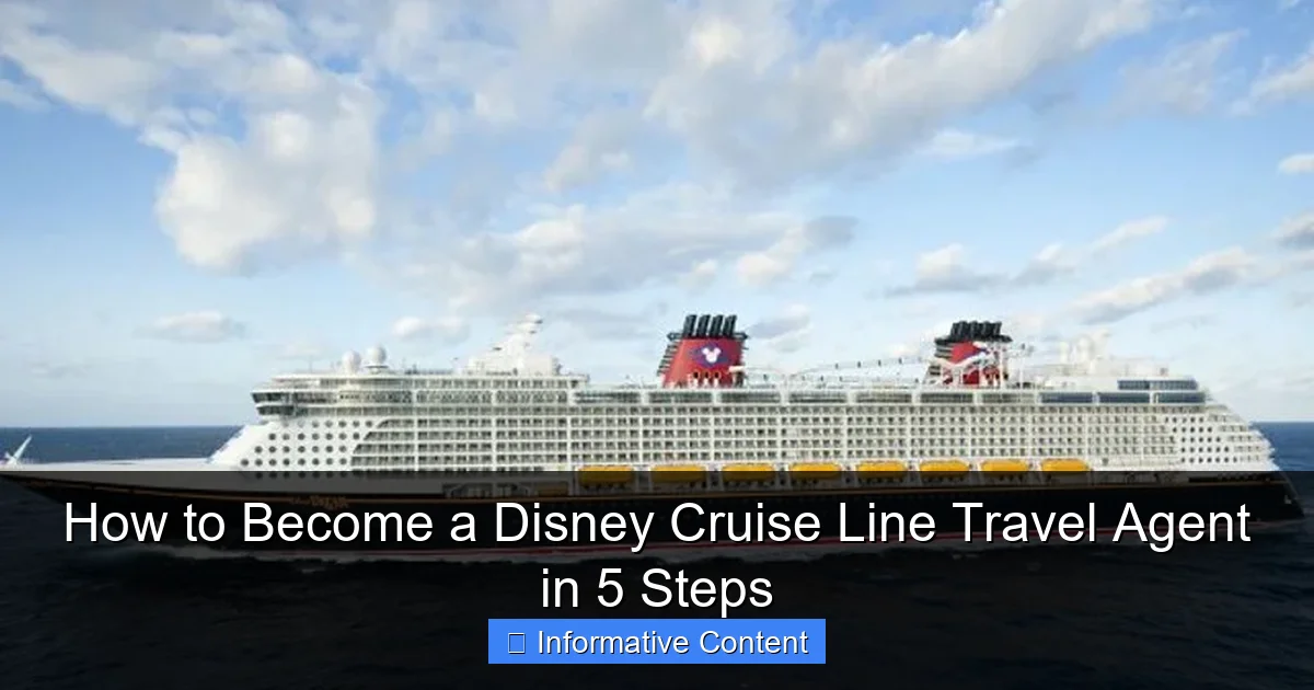 How to Become a Disney Cruise Line Travel Agent in 5 Steps
