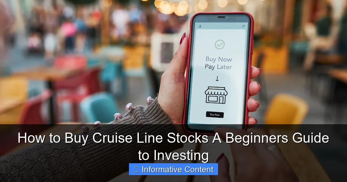 How to Buy Cruise Line Stocks A Beginners Guide to Investing