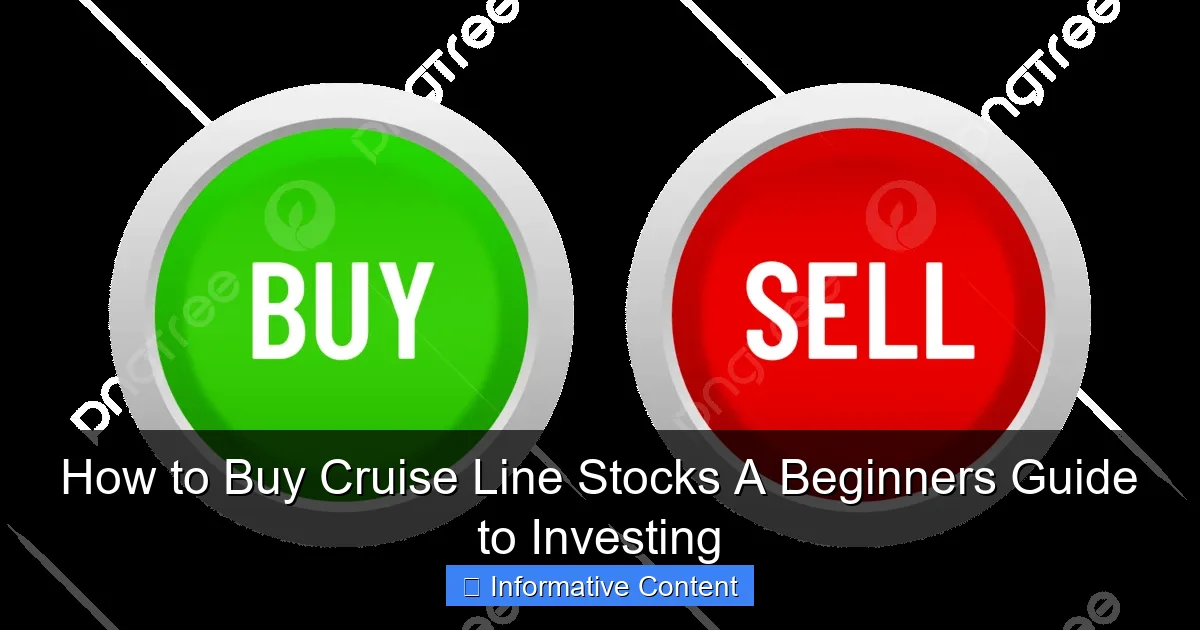 How to Buy Cruise Line Stocks A Beginners Guide to Investing