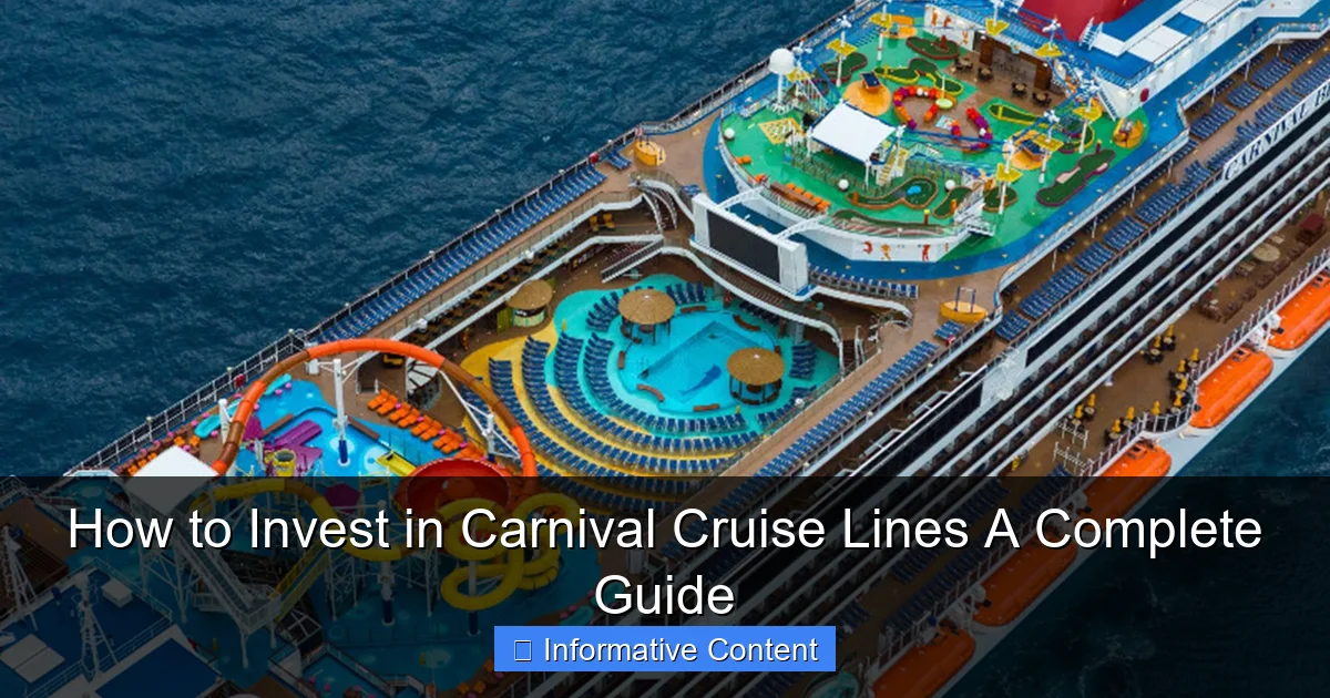 How to Invest in Carnival Cruise Lines A Complete Guide