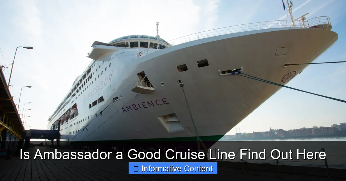 Is Ambassador a Good Cruise Line Find Out Here