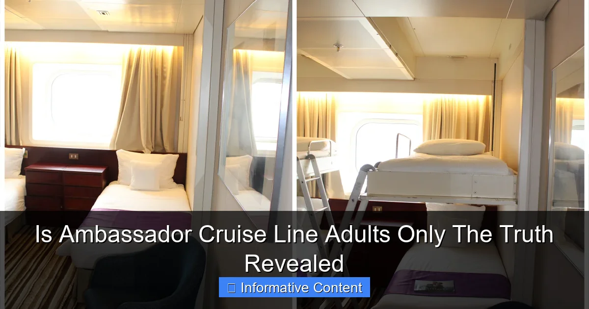 Is Ambassador Cruise Line Adults Only The Truth Revealed