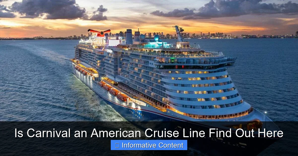 Is Carnival an American Cruise Line Find Out Here