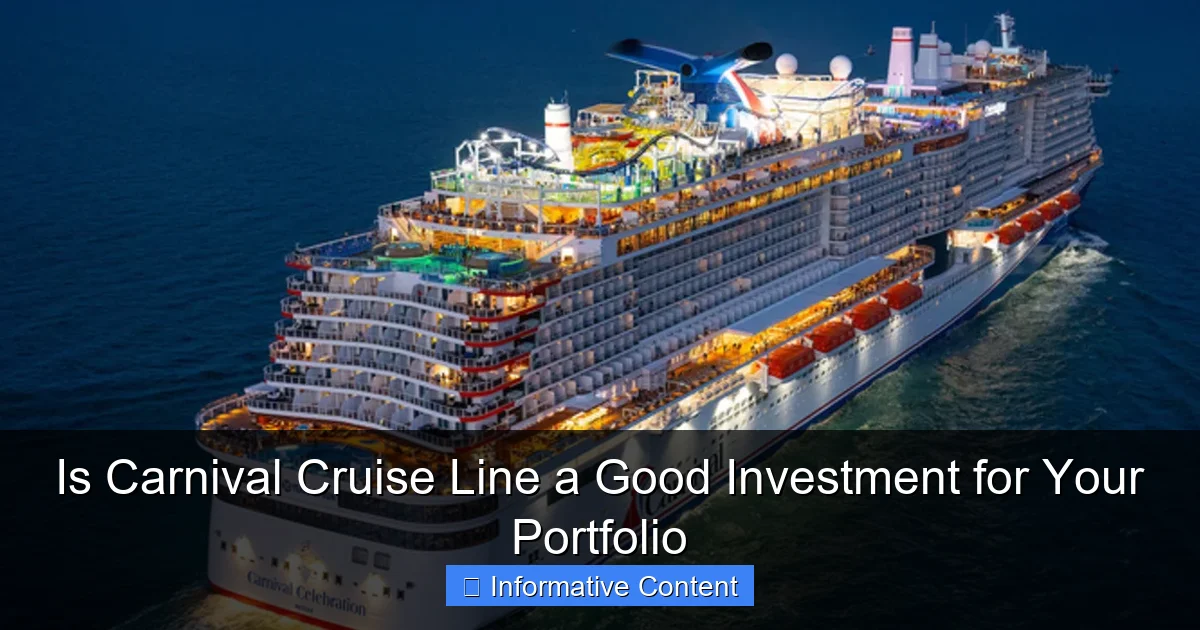 Is Carnival Cruise Line a Good Investment for Your Portfolio