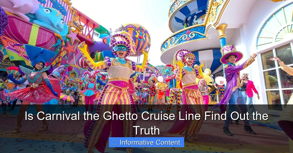 Is Carnival the Ghetto Cruise Line Find Out the Truth