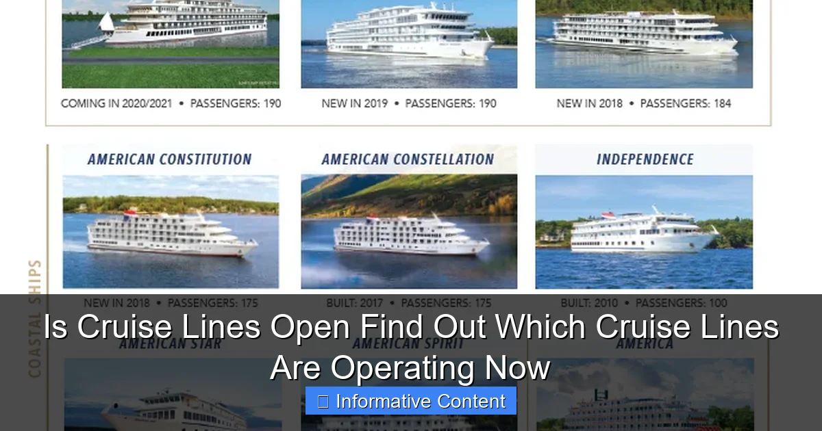 Is Cruise Lines Open Find Out Which Cruise Lines Are Operating Now