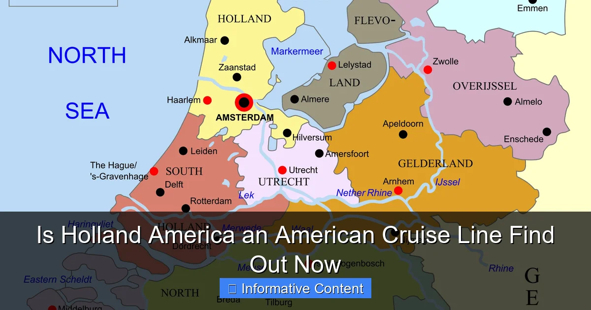 Is Holland America an American Cruise Line Find Out Now