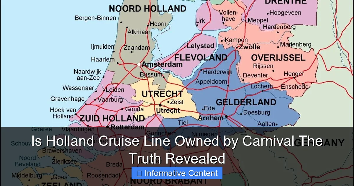 Is Holland Cruise Line Owned by Carnival The Truth Revealed