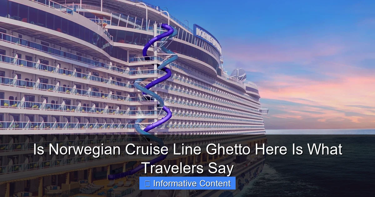 Is Norwegian Cruise Line Ghetto Here Is What Travelers Say