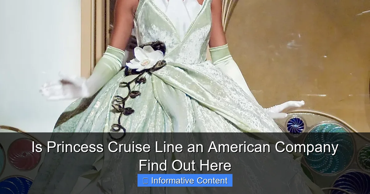 Is Princess Cruise Line an American Company Find Out Here