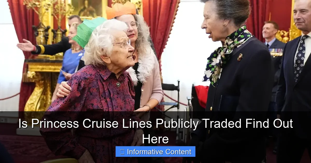 Is Princess Cruise Lines Publicly Traded Find Out Here