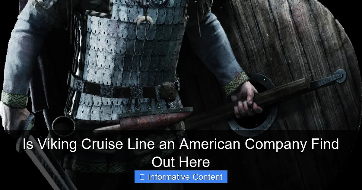 Is Viking Cruise Line an American Company Find Out Here
