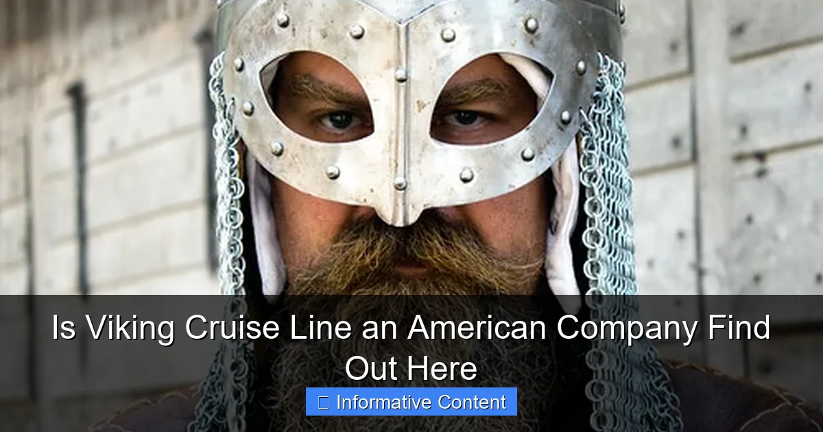 Is Viking Cruise Line an American Company Find Out Here