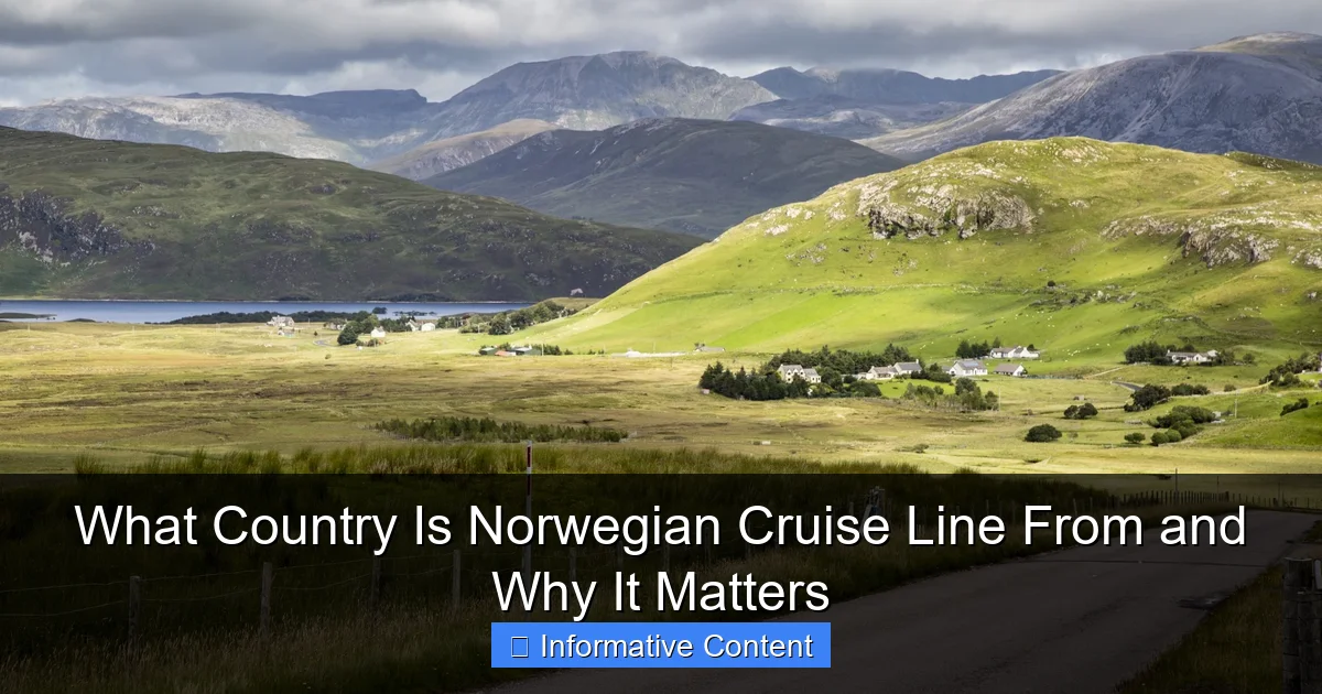 What Country Is Norwegian Cruise Line From and Why It Matters