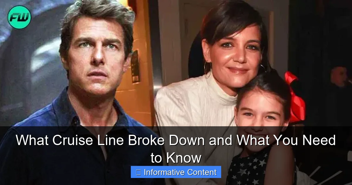 What Cruise Line Broke Down and What You Need to Know